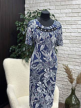 Стильна жіноча сукня, тканина "Трикотаж Масло" 54, 56 розмір 54, фото 4