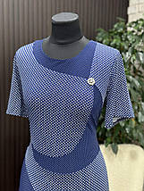 Стильна жіноча сукня, тканина "Трикотаж Масло" розмір 56, фото 4