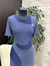 Стильна жіноча сукня, тканина "Трикотаж Масло" розмір 56, фото 3