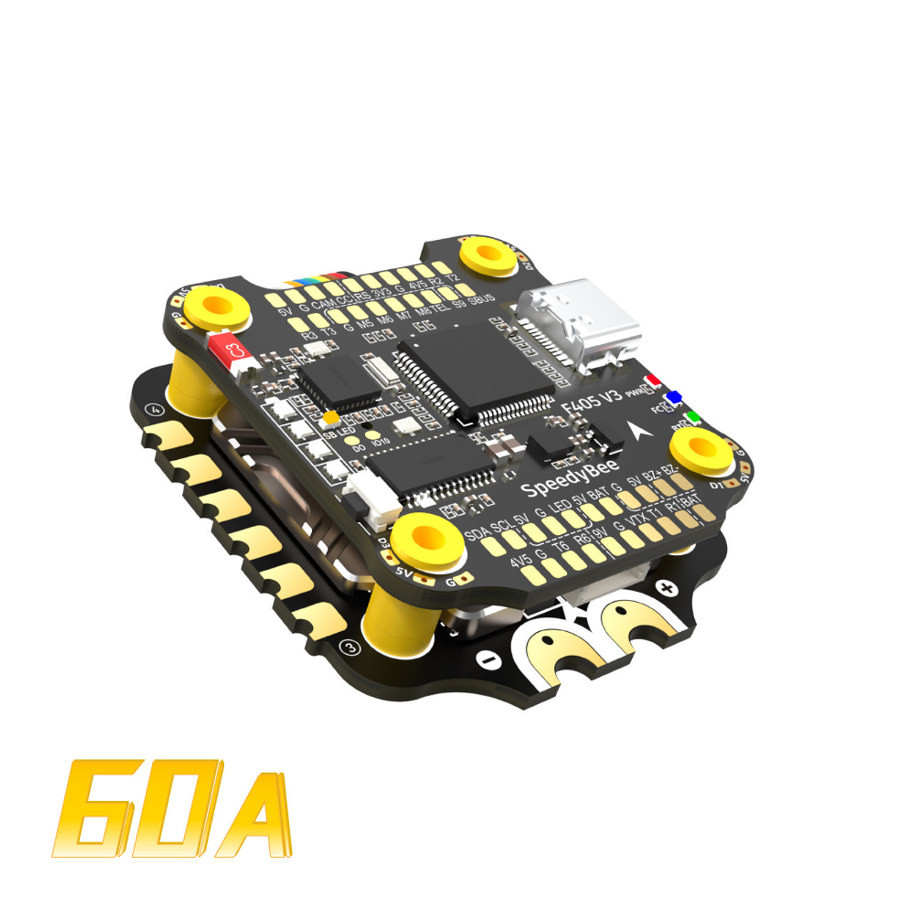 Політний стек SpeedyBee F405 V3 60A 30х30мм FC+ESC Stack, фото 1