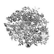 100 унікальних підвісок з нержавіючої сталі | Набір шармів | Шармики для прикрас | №9 slv, фото 8