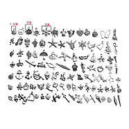 100 унікальних підвісок з нержавіючої сталі | Набір шармів | Шармики для прикрас | №9 slv, фото 10