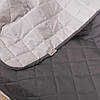 Покривало Viluta Дует стьобане двостороннє Графіт 210*220, фото 5