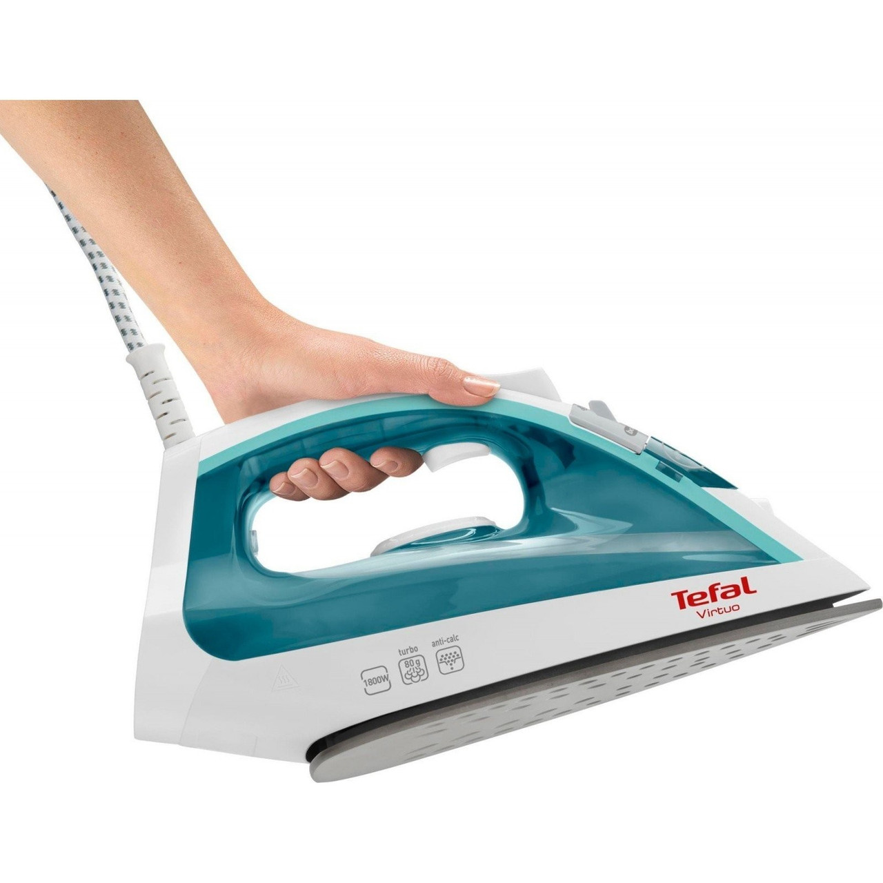 Утюг с подачей пара TEFAL FV1710 1800W | отпариватель, паровой утюг Тефаль | праска (Гарантия 12 мес) QKN - фото 10 - id-p2199699738