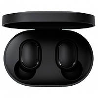 Бездротові bluetooth-навушники у кейсі Xiaomi Redmi AirDots Black | блютуз навушники (Гарантія 12 міс) QKN