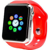 Умные часы UWatch A1 (Red) | смарт вотч, часы телефон, фитнес браслет | смарт годинник (Гарантия 12 мес)