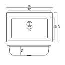 Кухонна мийка Platinum 7850 Bogema матова Чорний металік, фото 4