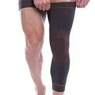 Бандаж еластичний подовжений компресійний на гомілку і коліно Knee compression sleeve SIBOTE, фото 2