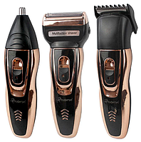 Набор для стрижки Gemei GM 595 Hair Trimmer | электробритва, триммер с насадками Джемей (Гарантия 12 мес)