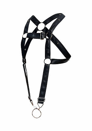 Чоловіча портупея MOB Dngeon Cross Cockring Harness, фото 1