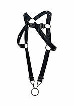 Чоловіча портупея MOB Dngeon Cross Cockring Harness, фото 4
