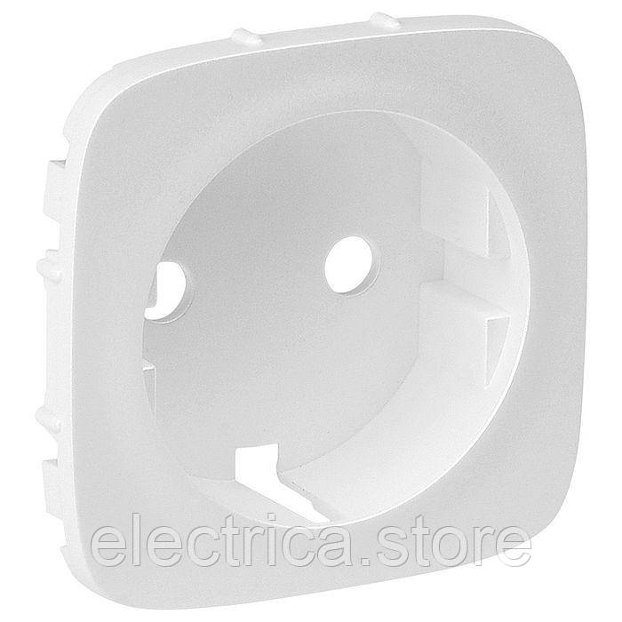 Накладка розетки с заземленням Valena ALLURE білий 755205, фото 1