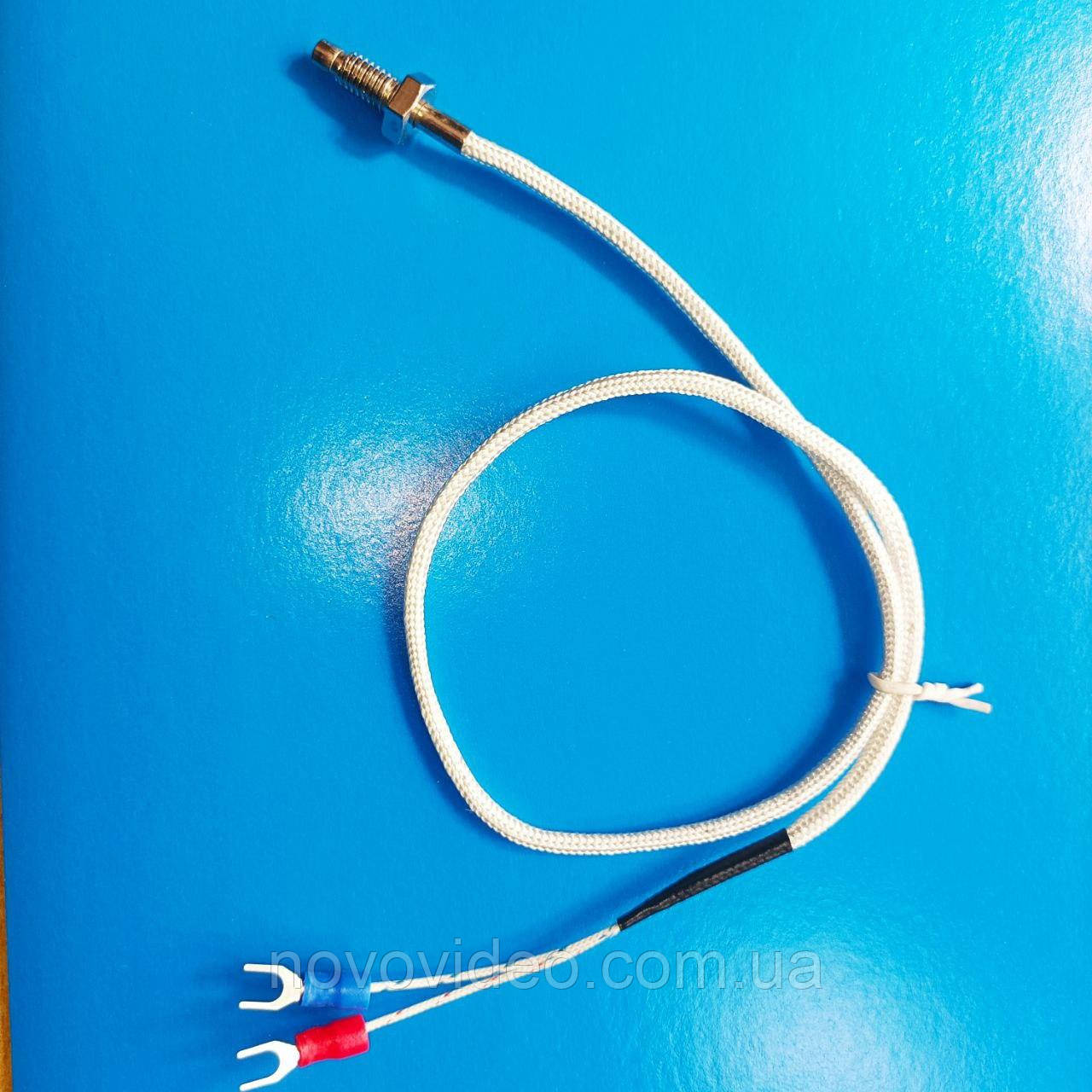 Термопара K-типу завдовжки 50 см, з різзю- гвинт М6, 0 °C...+800 °C, фото 1