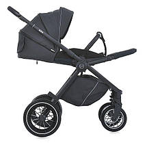 Коляска дитяча універсальна 2в1 Era ME 1100 Midnight Gray (два чохла, два дощовика, москітна сітка, сумка-рюкзак), фото 5