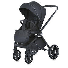 Коляска дитяча універсальна 2в1 Era ME 1100 Midnight Gray (два чохла, два дощовика, москітна сітка, сумка-рюкзак), фото 4