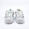 Жіночі та чоловічі кросівки Adidas Superstar білі шкіряні кеди Адідас Суперстар весна літо, фото 9