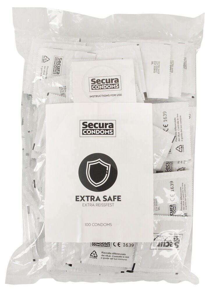 Презервативи міцні SECURA EXTRA SAFE 100 шт