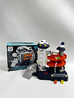 Космічний гараж 3 поверхи + 3 машинки, звукові та світлові ефекти