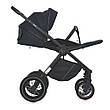 Коляска дитяча універсальна 2в1 Era ME 1100 Black Night (два чохла, два дощовика, москітна сітка, сумка-рюкзак), фото 6