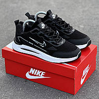 Кроссовки мужские Nike черные с белым SRV R0810
