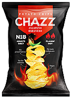 Чіпси CHAZZ зі смаком Халапеньо і Перцем Хабанеро 90г