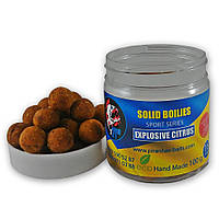 Бойли варені Piranhas Baits Solid Boilies Sport Series Explosive Citrus 10-15-20mm 100gr