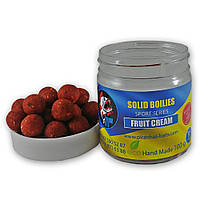 Бойли варені Piranhas Baits Solid Boilies Sport Series Fruit Cream 10-15-20mm 100gr