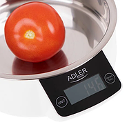 Весы кухонные Adler AD 3166 электронные с чашей до 5 кг (измерение жидкости) | ваги кухонні (Гарантия 12мес)