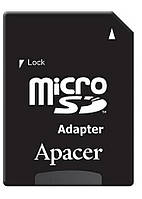 Карта памяти Apacer 128GB microSDXC UHS-I Class 10+SD адаптер, флешка | флеш карта пам'яті (Гарантия 12 мес)
