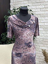 Стильна жіноча сукня, тканина "Трикотаж Масло" розмір 54, фото 4