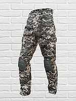 Тактичні штани з наколінниками піксель ЗСУ літо весна осінь чоловічі військові штани ріп-стоп зі вставками