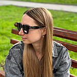 Чорні сонцезахисні окуляри з поляризованою лінзою, фото 2