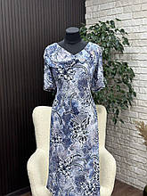 Стильна жіноча сукня, тканина "Трикотаж Масло" розмір 58