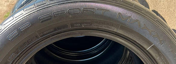 Шини б/у 225/55R16 DUNLOP SPORT MAXX TT (річні), фото 4