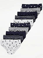 George труси дитячі для хлопчика, комплект з 10 штук, зірки та смужки, розміри від 98 до 128