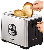 Тостер TEFAL TT420D30, 900 Вт, 7 режимов обжаривания, съемный поддон для крошек (Гарантия 12 мес)