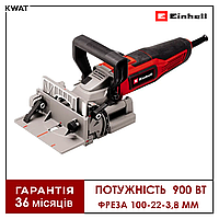 Фрезер ламельный сетевой 900 Вт Einhell TЕ-BJ 900 11000 об мин Глубина 20 мм Фреза 100 х 22 x 3,8 мм