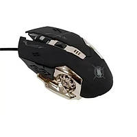 Игровая мышка с подсветкой Gaming Mouse X6 / Мышка для ноутбука / Проводная VH-538 компьютерная мышь