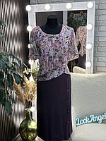 Невероятное женское платье, ткань "Трикотаж Масло" 54, 56, 58, 60, 62 размер 54