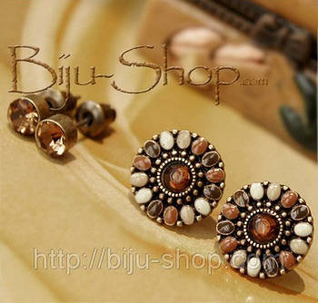 Сережки Ретро Трайбл