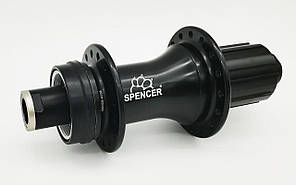 Втулка задня Spencer Gravel 32 шт. пром. 8-11шв, 12мм чорний (PIAI88)