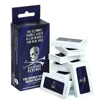 Блок двосторонніх лез The Bluebeards Revenge DOUBLE-EDGE RAZOR BLADES 09910