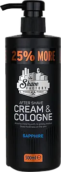 Бальзам після гоління The Shave Factory Cream&Cologne Sapphire 500мл