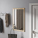 Підвісне прямокутне дзеркало в передпокій МДФ Дзеркала в рамі для стіни коридору завширшки 600 мм, фото 5