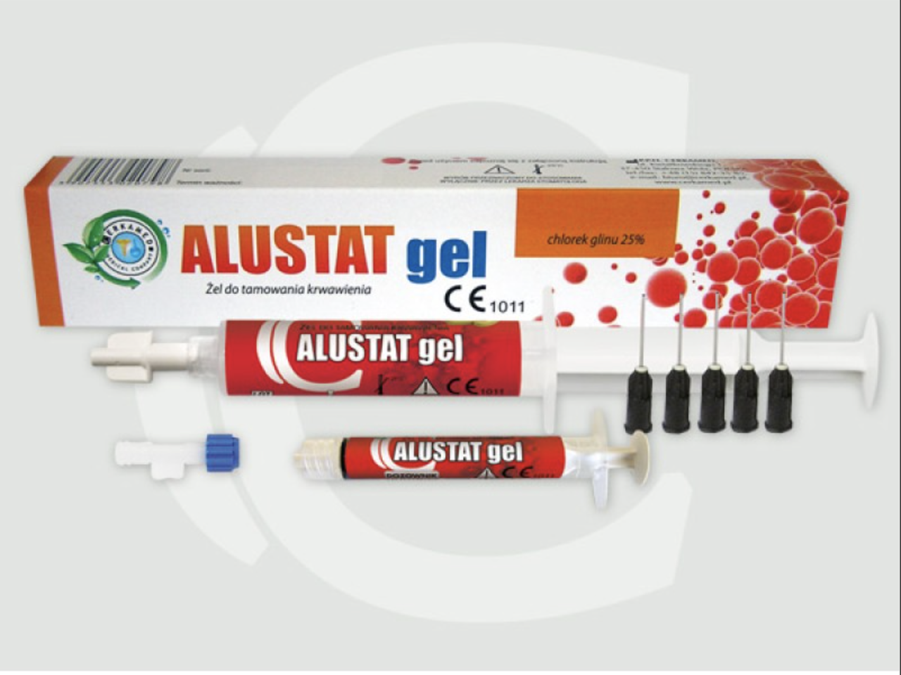 Alustat gel / Алюстат, гемостатичний гель 10мл. 20% хлориду алюмінію. (Cerkamed)