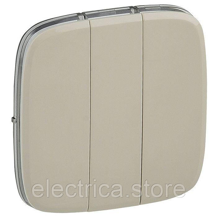 Клавіша потрійна Valena ALLURE слонова кістка 755036, фото 1