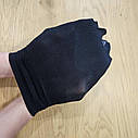 Мітенки тонкі (рукавички без пальців) Чорні, фото 8
