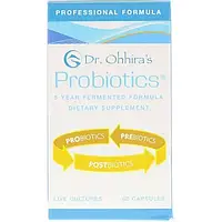 Пробиотики, профессиональная формула, Probiotics, Dr. Ohhira's, 60 капсул