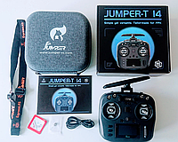 FPV пульт Jumper T14 HALL - Стики с датчиком Холла с ЧПУ 2,42-дюймовый OLED ELRS EdgeTX 2,4 ГГц