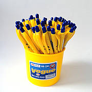 Ручка кулькова 1 мм, синяя автоматична | ручка жовто-блакитна | ручка патріотична | ручка українська |